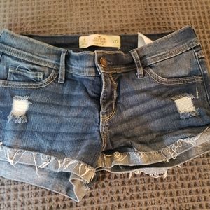 Hollister jean shorts